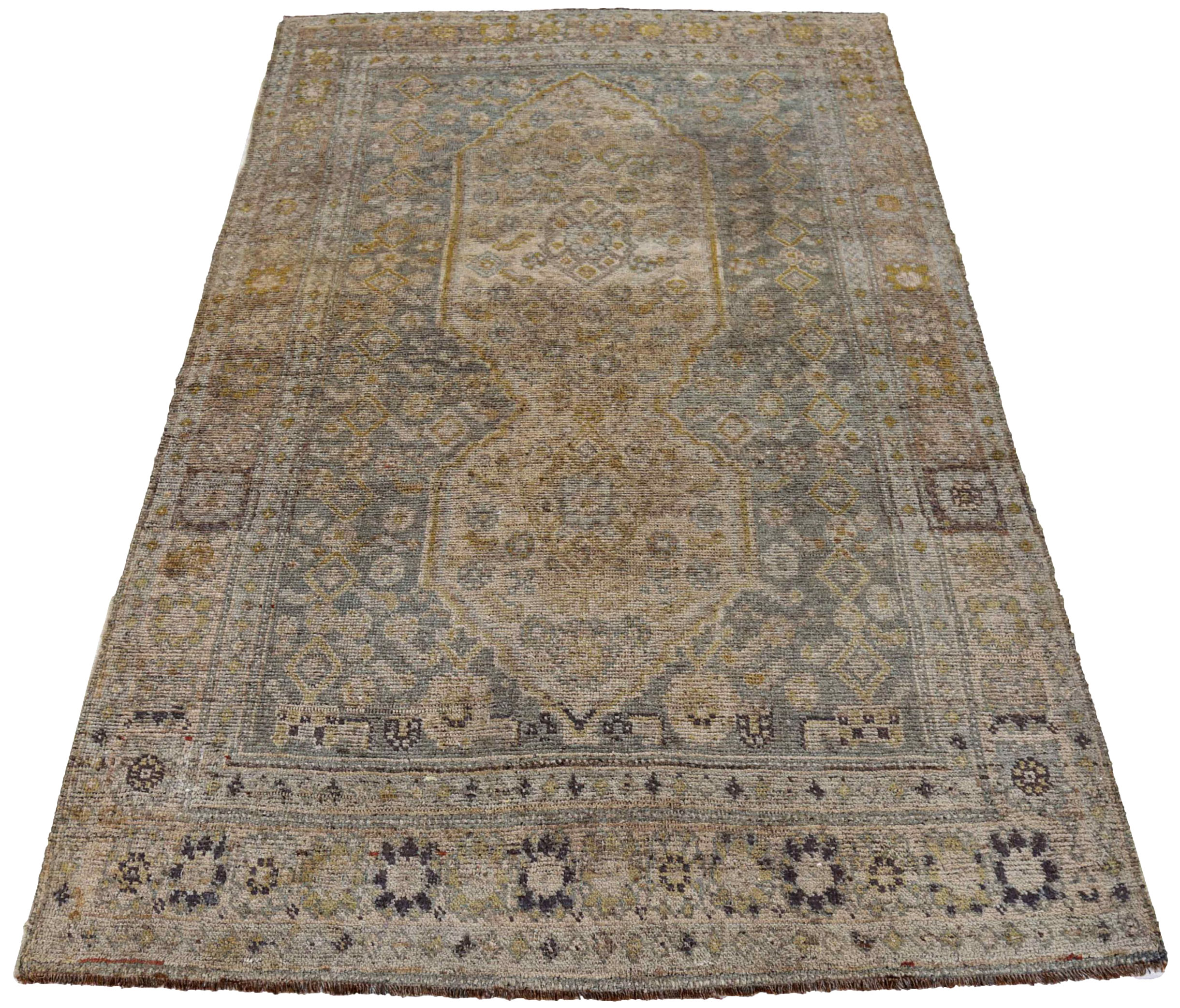 Thumbnail 3 for Antique Persian Bijar Transitional Rug 91464