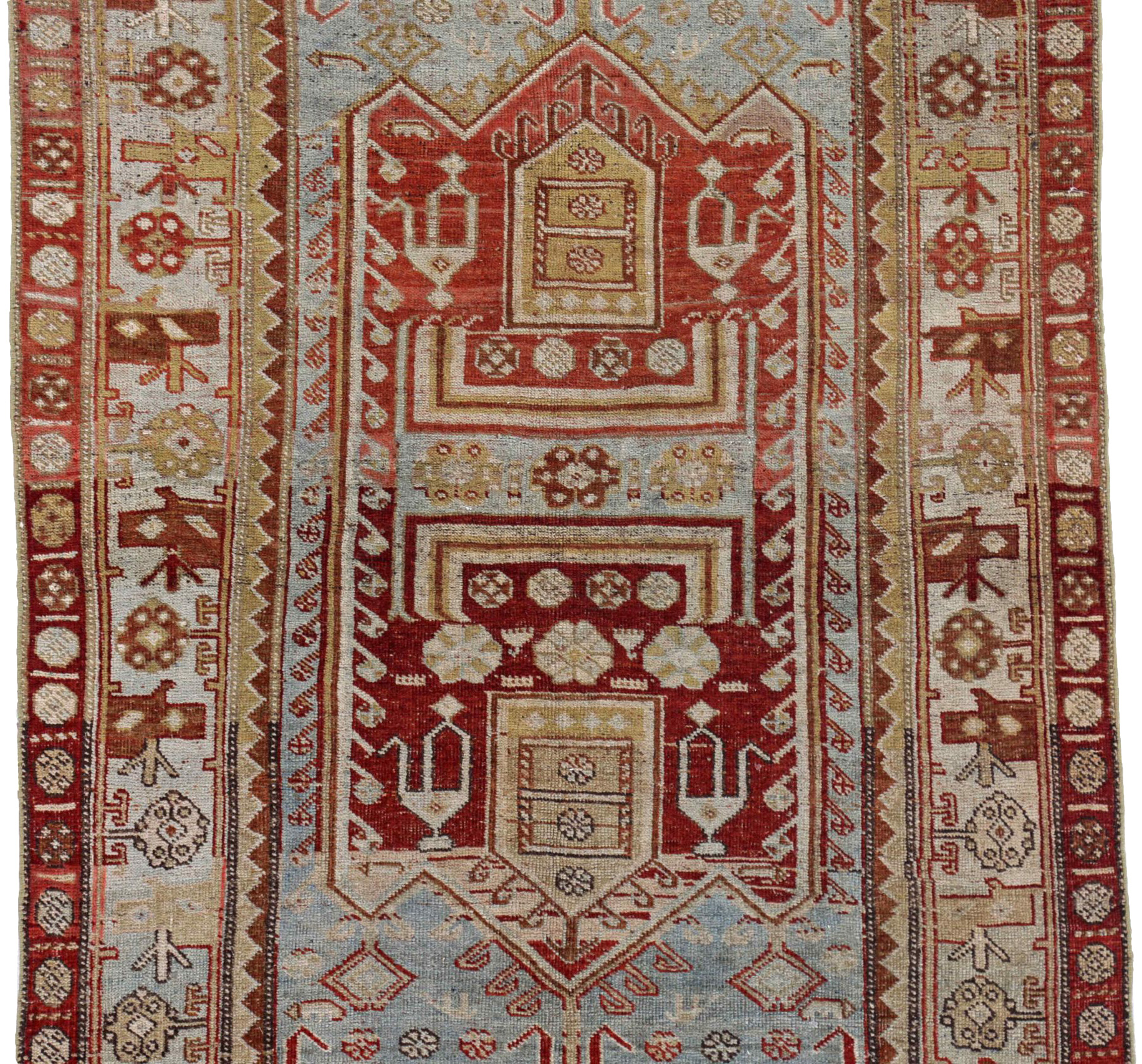 Thumbnail 2 for Antique Persian Bijar Transitional Rug 91460