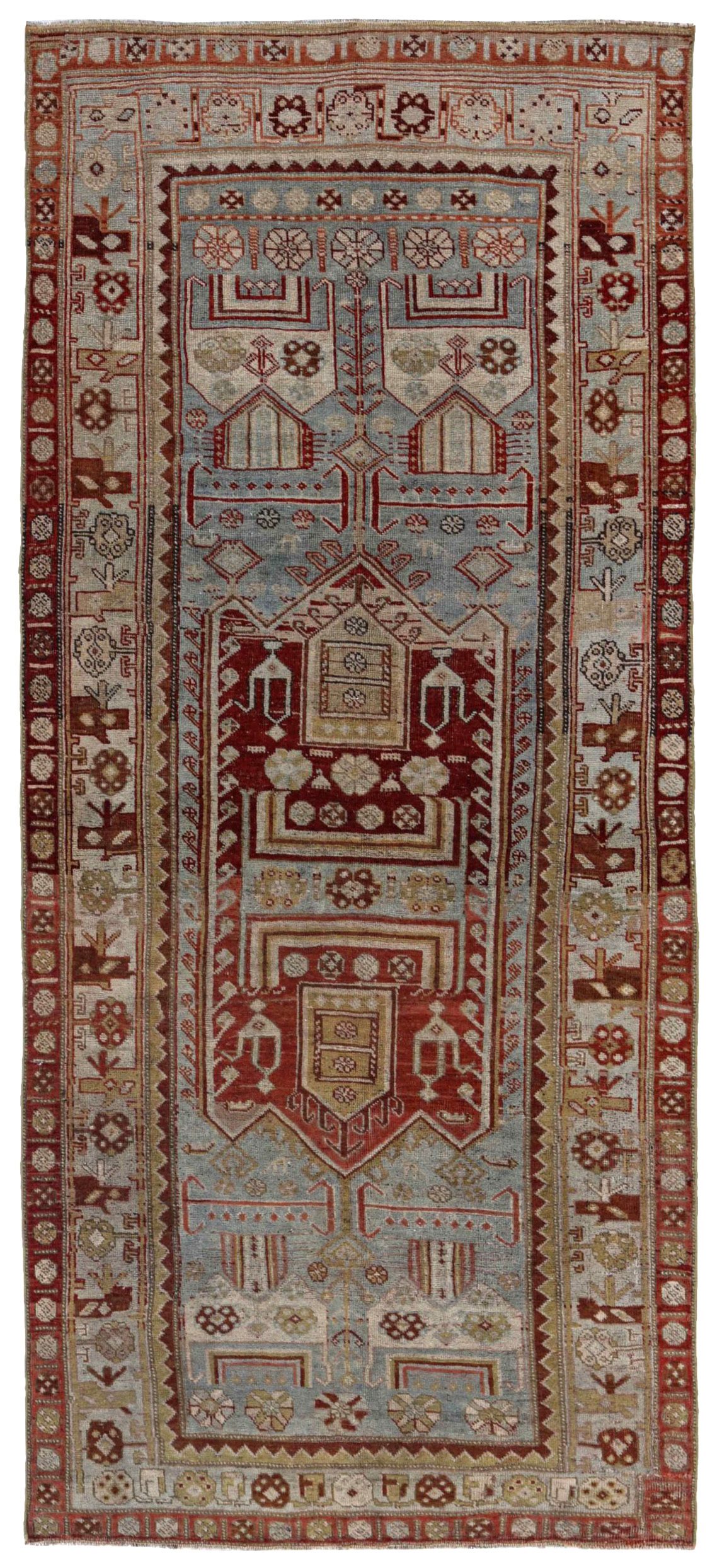 Thumbnail 12 for Antique Persian Bijar Transitional Rug 91460