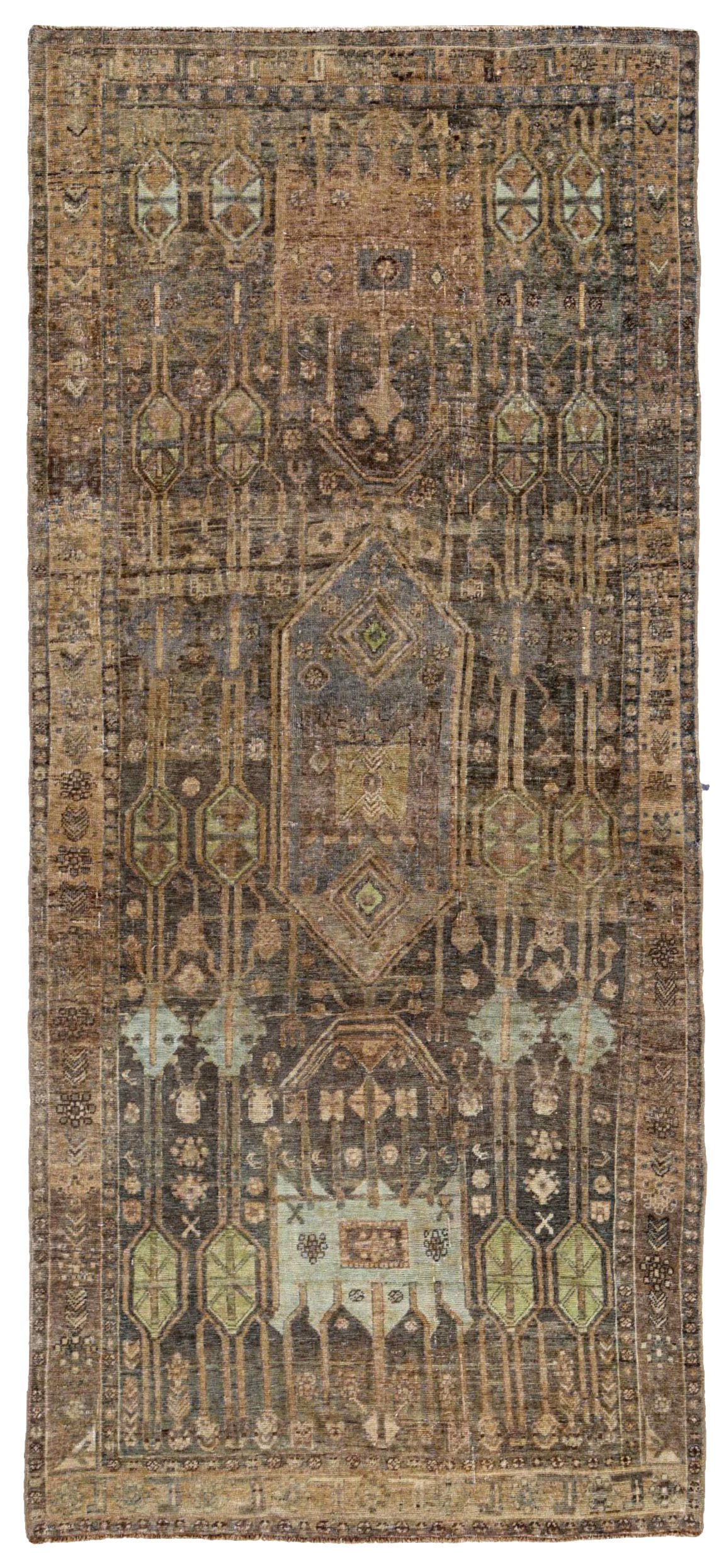 Thumbnail 9 for Antique Persian Bijar Transitional Rug 91452