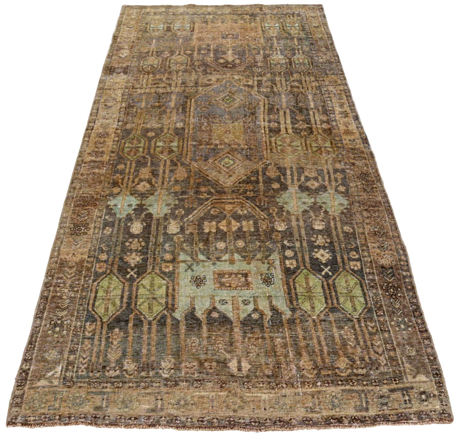 Thumbnail 12 for Antique Persian Bijar Transitional Rug 91452