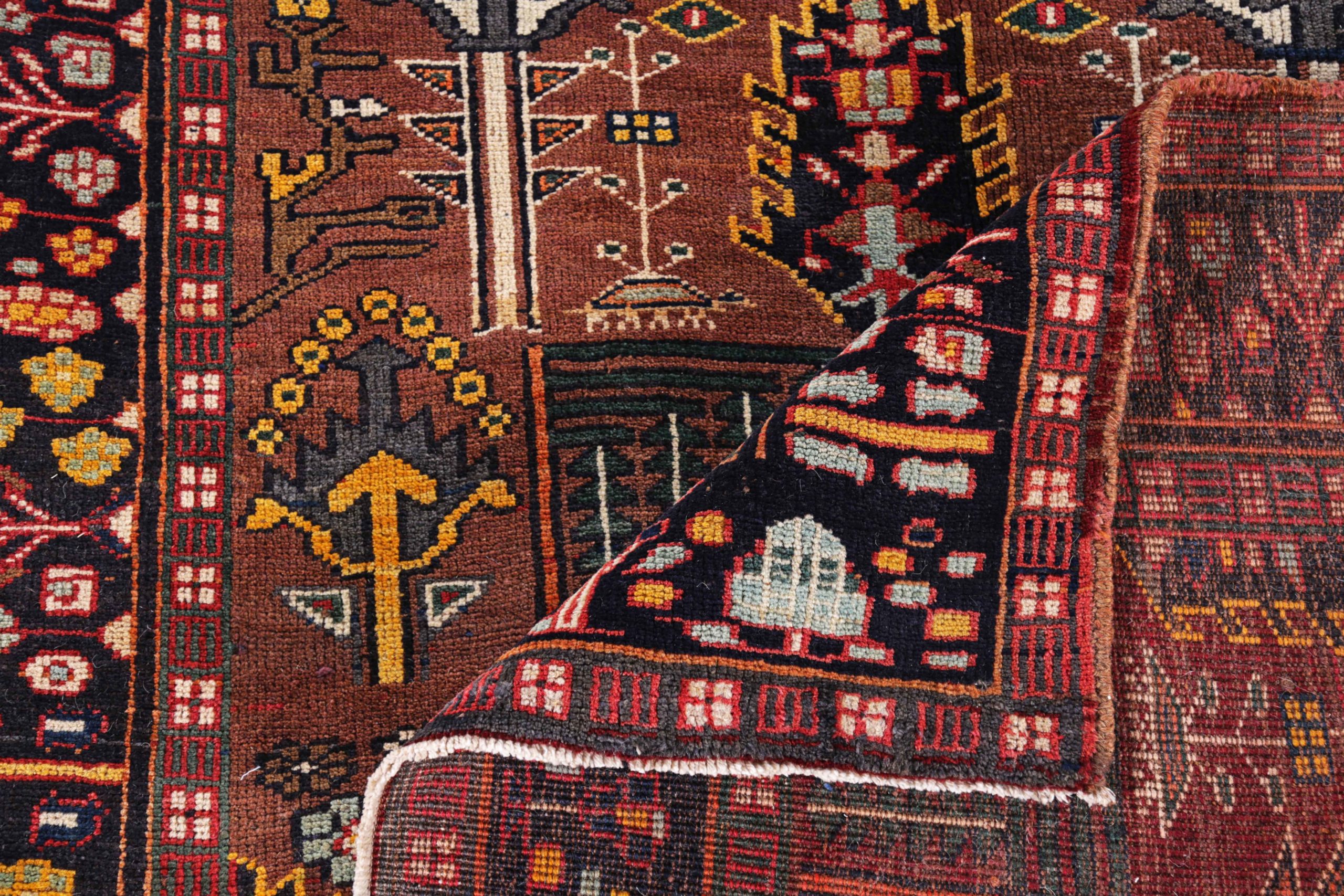 Thumbnail 4 for Antique Persian Bijar Transitional Rug 91437