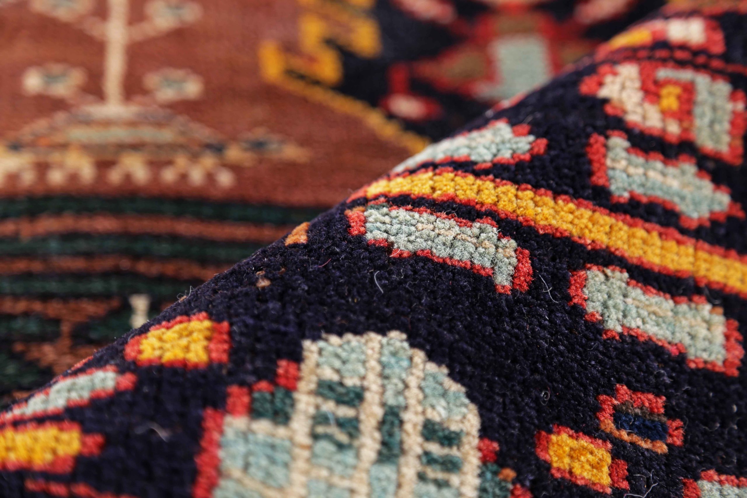 Thumbnail 8 for Antique Persian Bijar Transitional Rug 91437