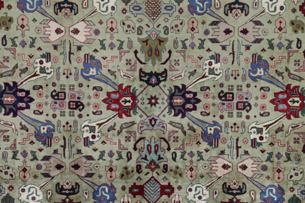 Thumbnail 4 for Antique Persian Tabriz Traditional Rug 91566