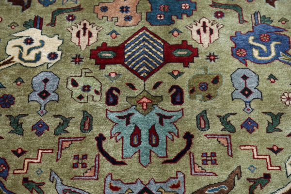 Thumbnail 6 for Antique Persian Tabriz Traditional Rug 91566