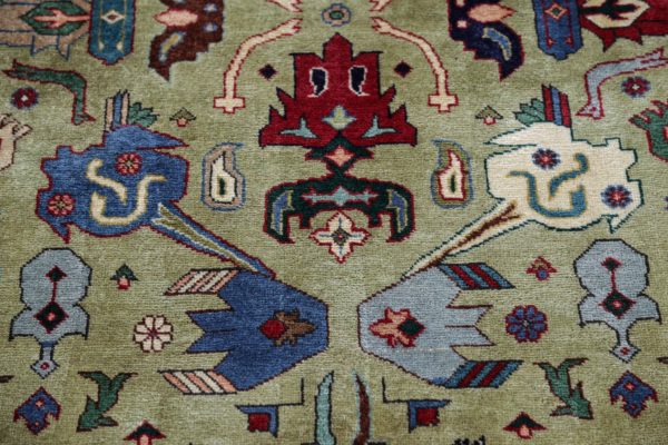 Thumbnail 7 for Antique Persian Tabriz Traditional Rug 91566