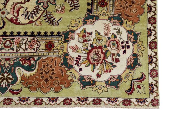 Thumbnail 8 for Antique Persian Tabriz Traditional Rug 91567