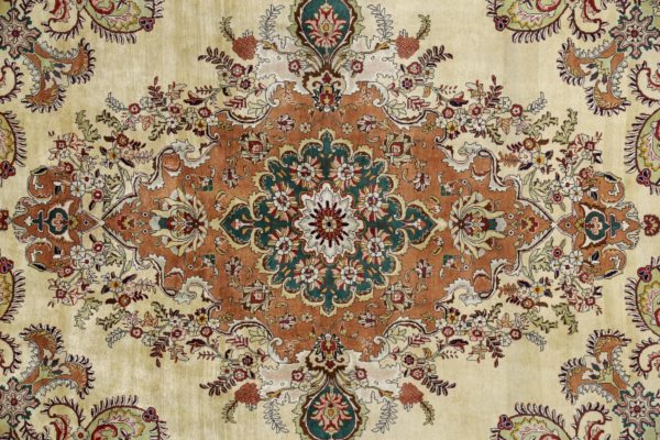 Thumbnail 3 for Antique Persian Tabriz Traditional Rug 91567
