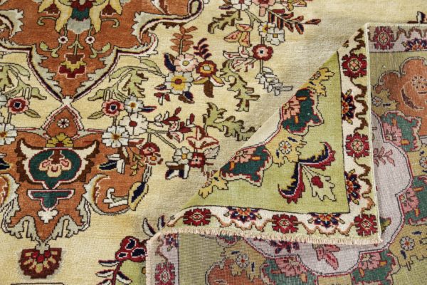 Thumbnail 5 for Antique Persian Tabriz Traditional Rug 91567