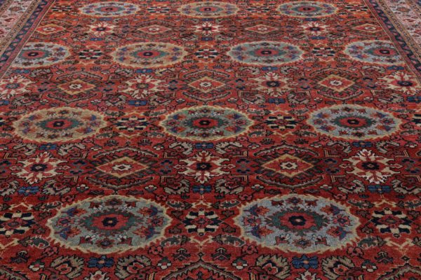Thumbnail 6 for Antique Persian Sultanabad Traditional Rug 91574