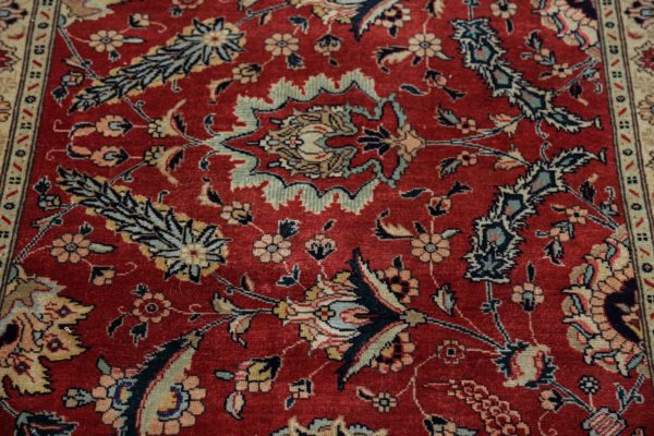 Thumbnail 4 for Antique Persian Tabriz Traditional Rug 91579