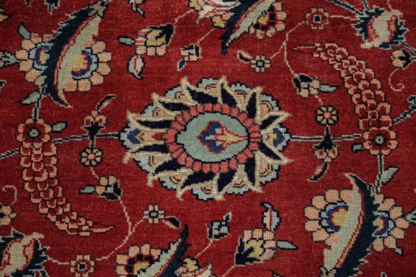 Thumbnail 6 for Antique Persian Tabriz Traditional Rug 91579