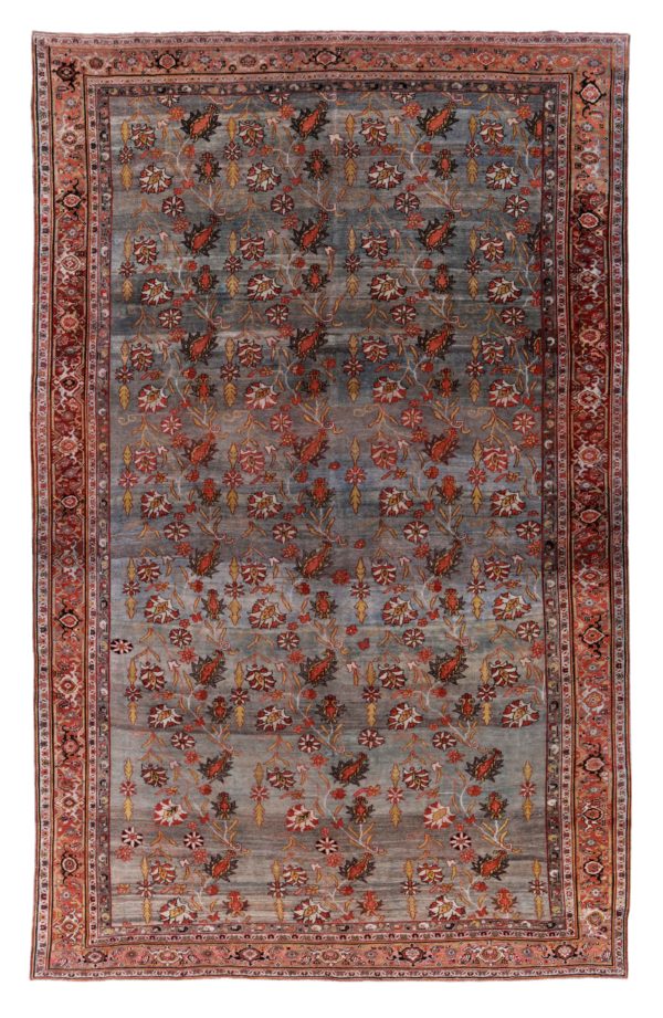 Thumbnail 2 for Antique Persian Bijar Traditional Rug 91638