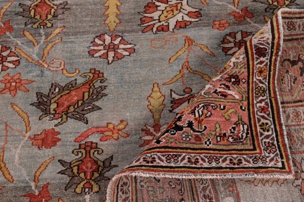 Thumbnail 4 for Antique Persian Bijar Traditional Rug 91638