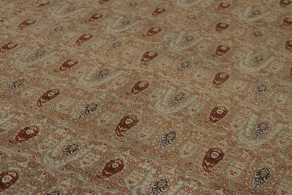 Thumbnail 5 for Antique Persian Tabriz Traditional Rug 91752