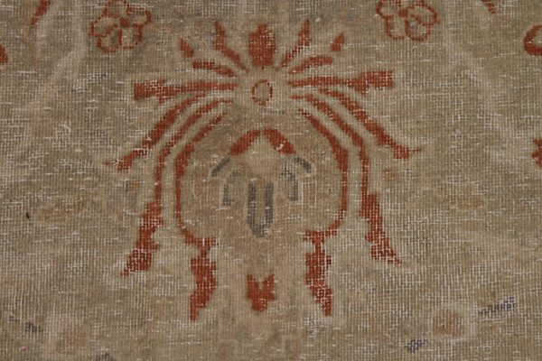 Thumbnail 3 for Antique Persian Tabriz Traditional Rug 91755