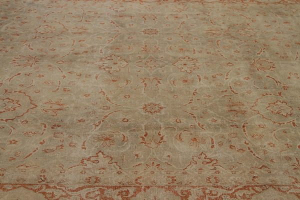 Thumbnail 5 for Antique Persian Tabriz Traditional Rug 91755