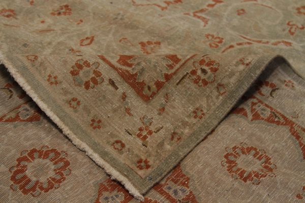 Thumbnail 4 for Antique Persian Tabriz Traditional Rug 91755