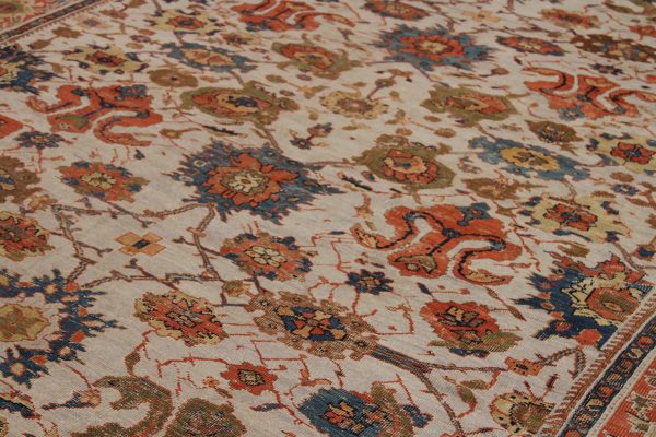 Thumbnail 6 for Antique Persian Sultanabad Traditional Rug 91756