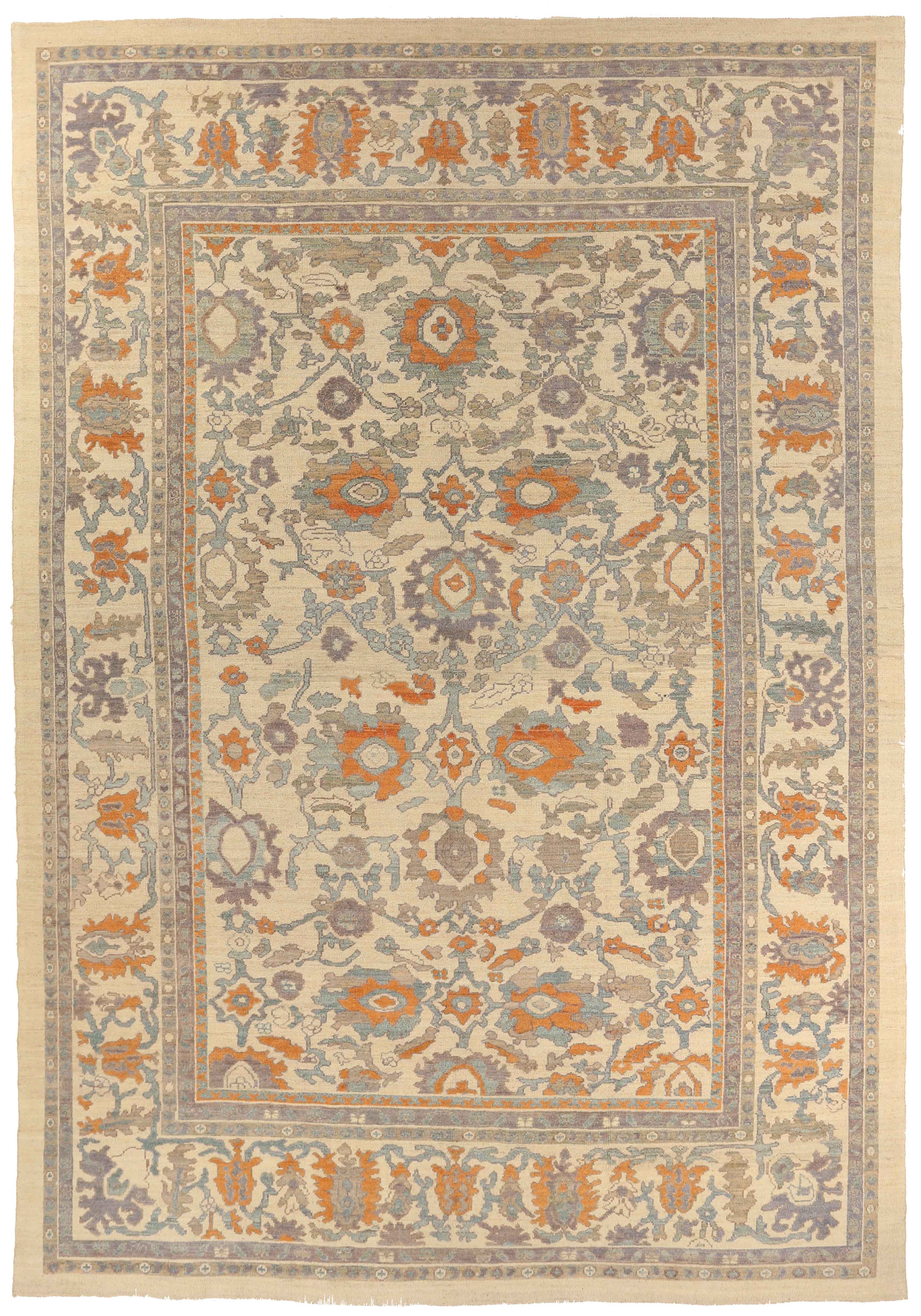 Thumbnail 4 for Persian Oushak Transitional Rug 69143