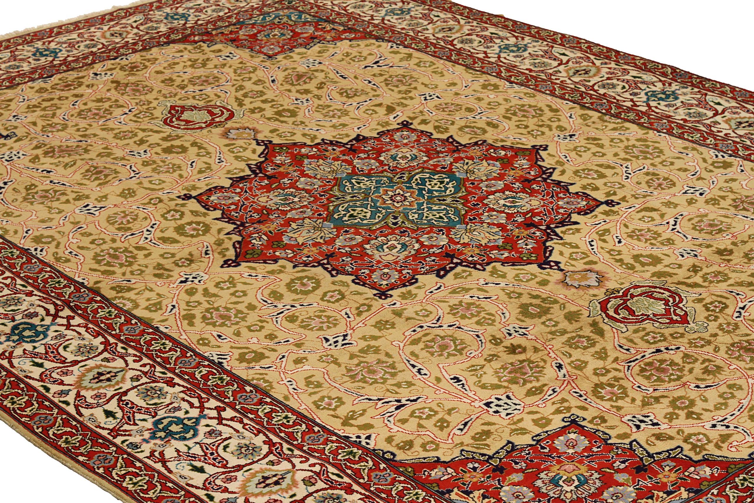 Thumbnail 9 for Antique Persian Tabriz Traditional Rug 15517