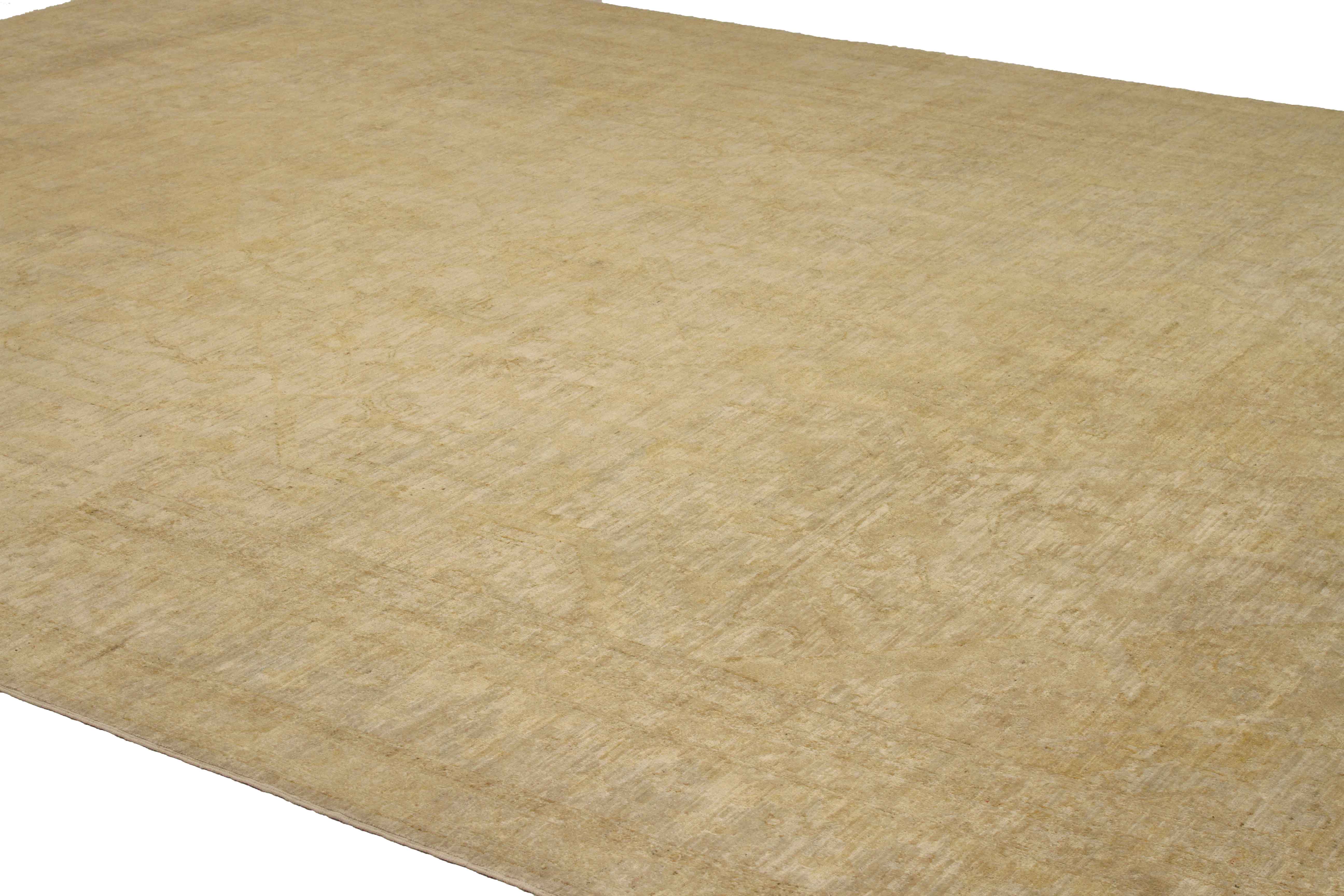 Thumbnail 6 for Afghanistan Tabriz Transitional Rug 15561