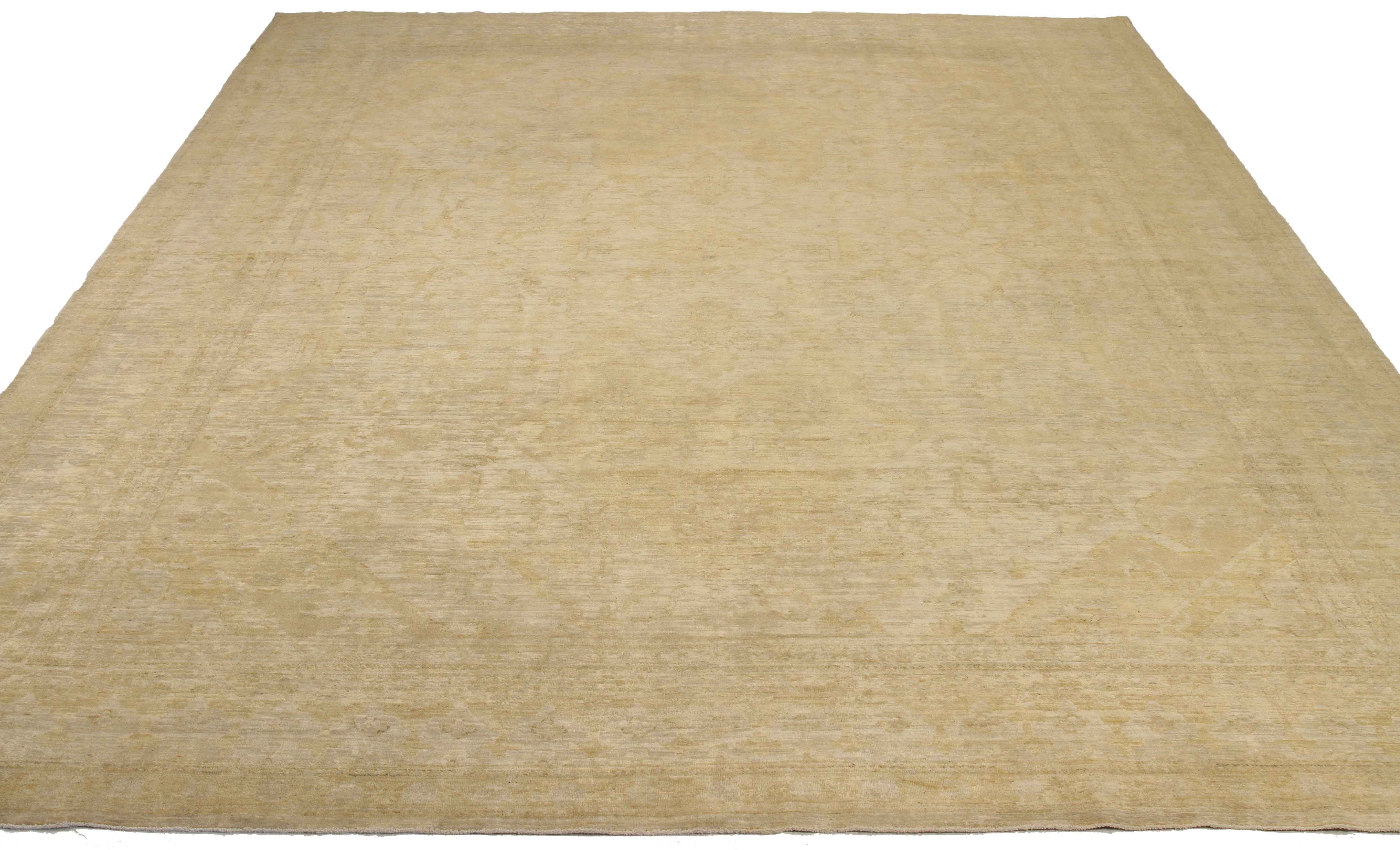 Thumbnail 8 for Afghanistan Tabriz Transitional Rug 15561