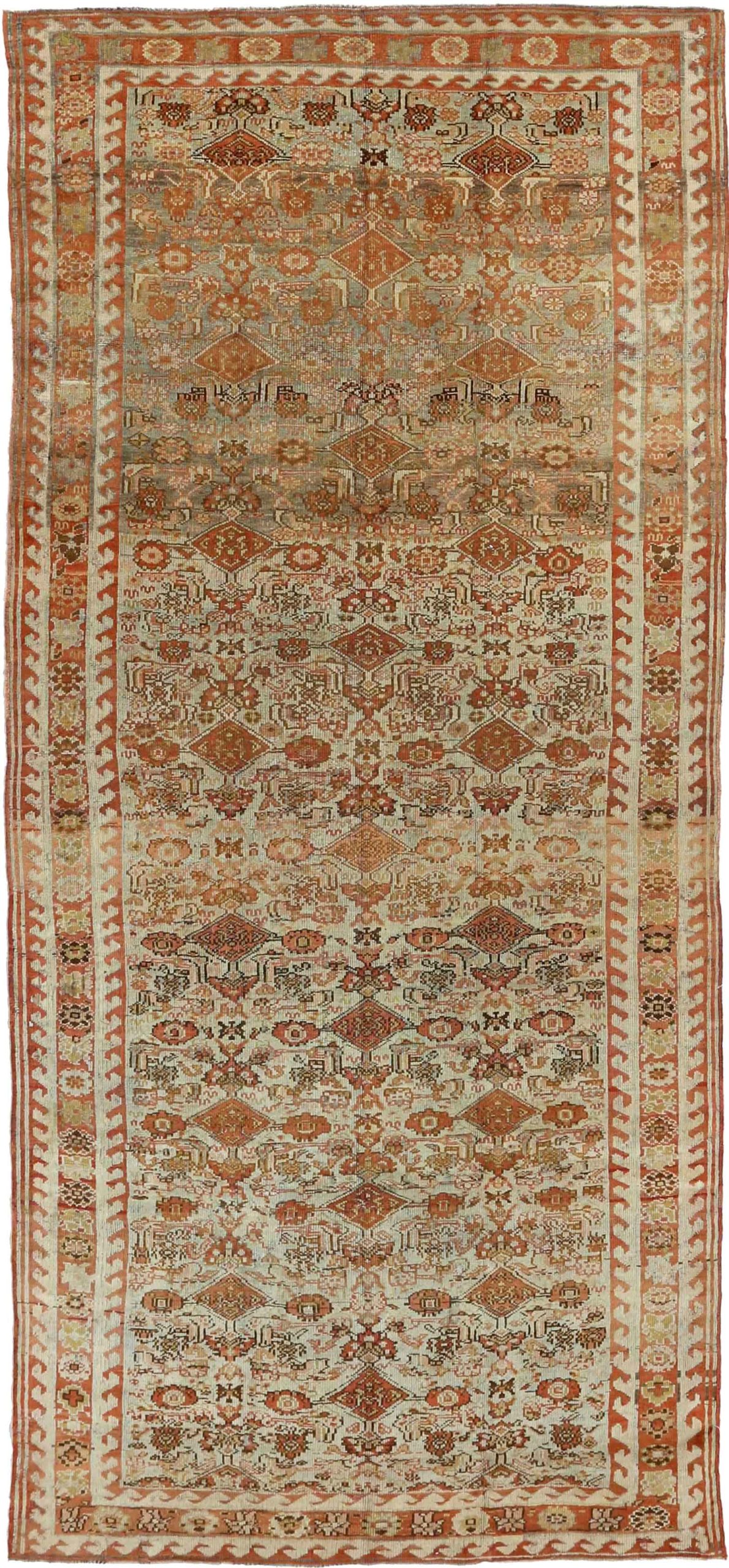 Thumbnail 8 for Antique Persian Bijar Transitional Rug 69128