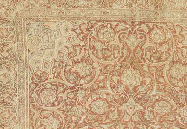 Thumbnail 2 for Antique Persian Kashan Transitional Rug 15675