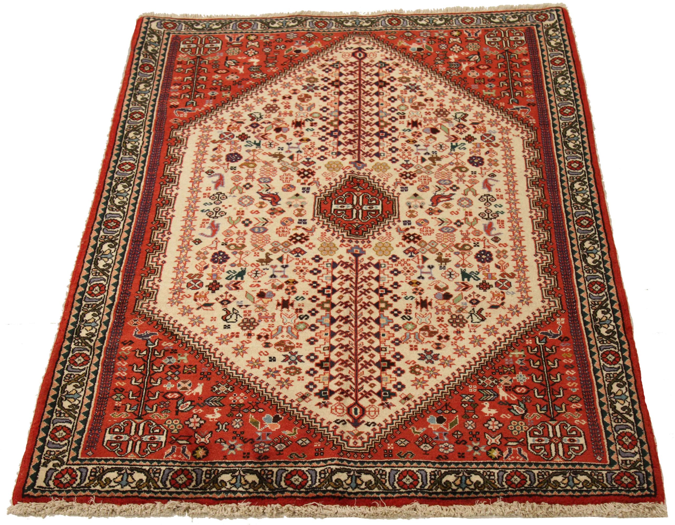 Thumbnail 4 for Persian Abadeh Traditional Rug 15772