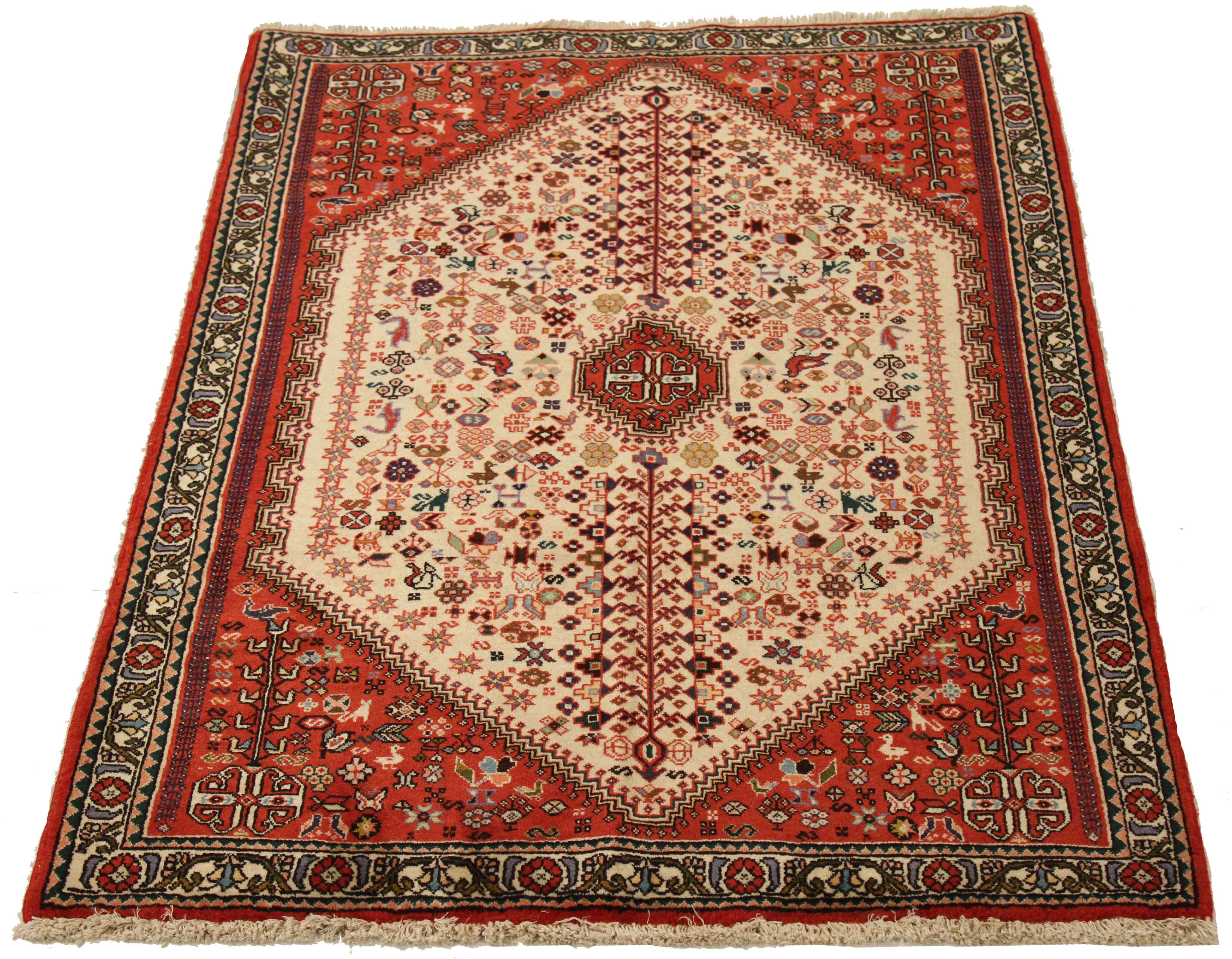 Thumbnail 7 for Persian Abadeh Traditional Rug 15772