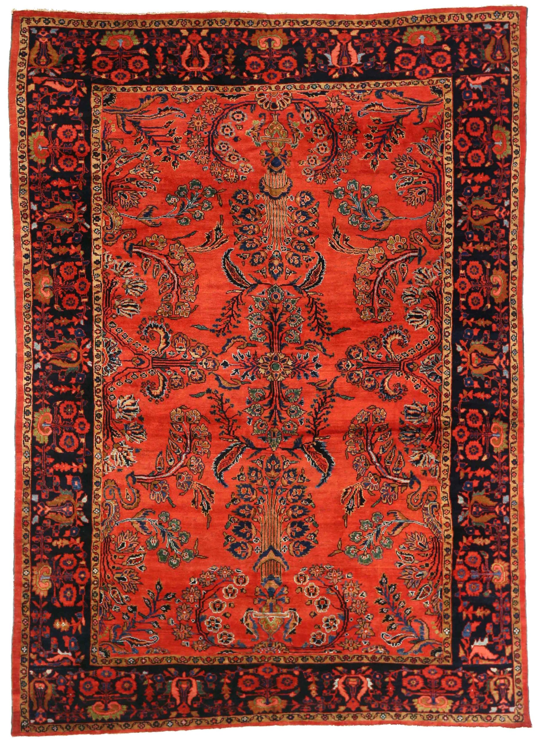 Thumbnail 4 for Antique Persian Mahal Traditional Rug 73933