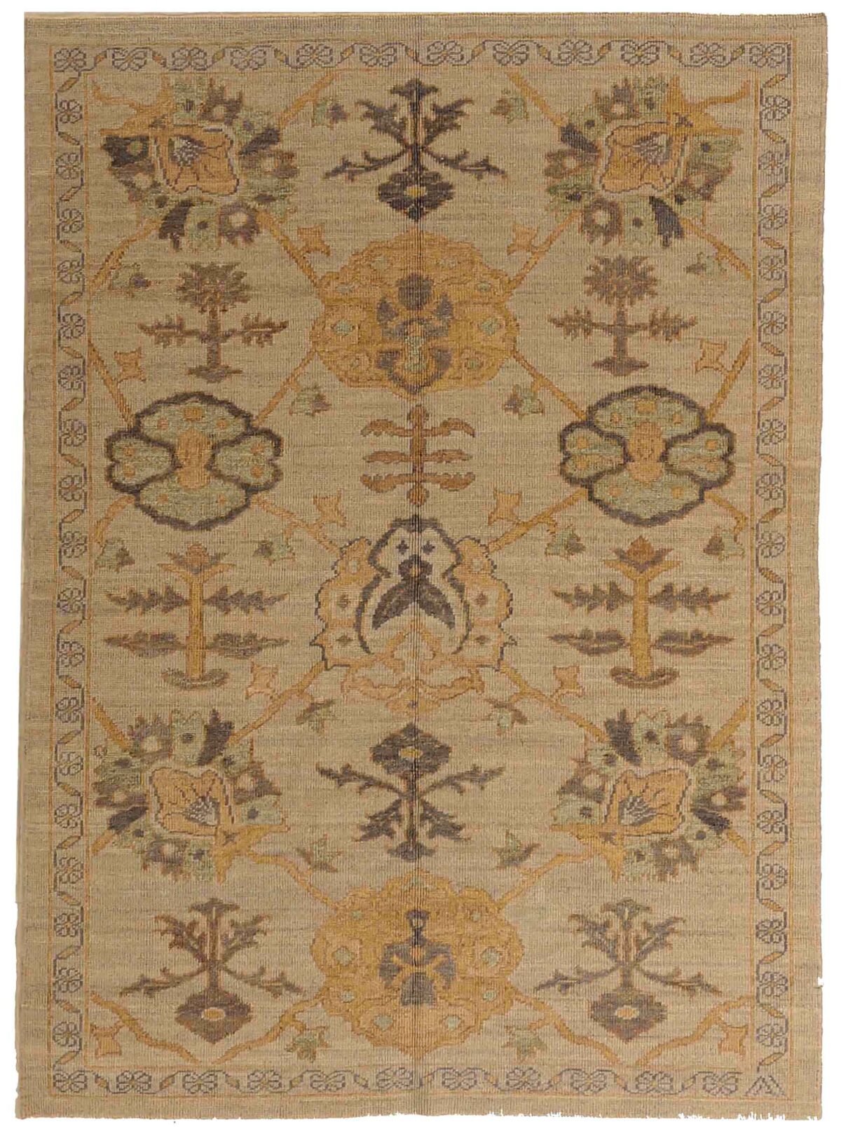 Thumbnail 15 for Persian Oushak Transitional Rug 69138