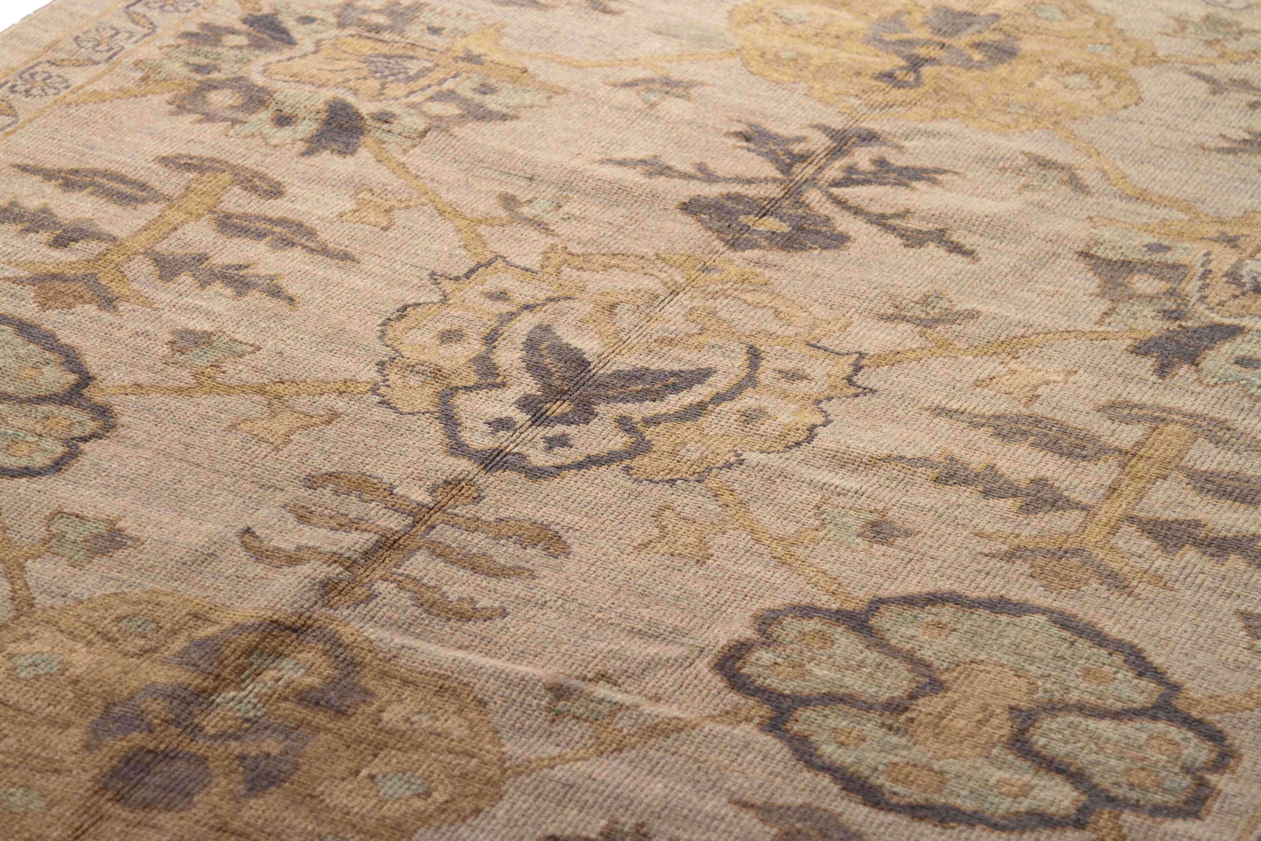 Thumbnail 7 for Persian Oushak Transitional Rug 69138