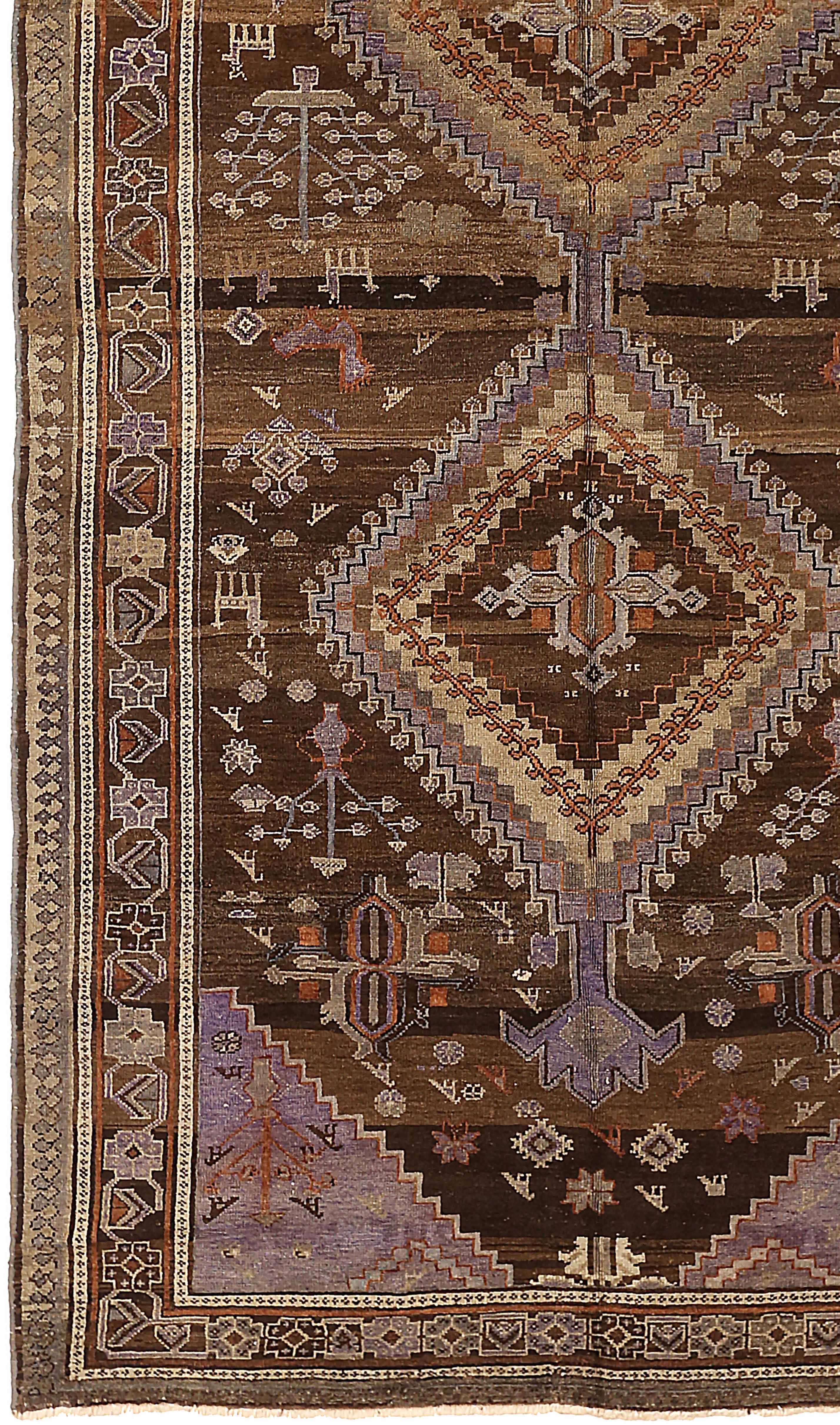 Thumbnail 3 for Antique Persian Varamin Transitional Rug 73994