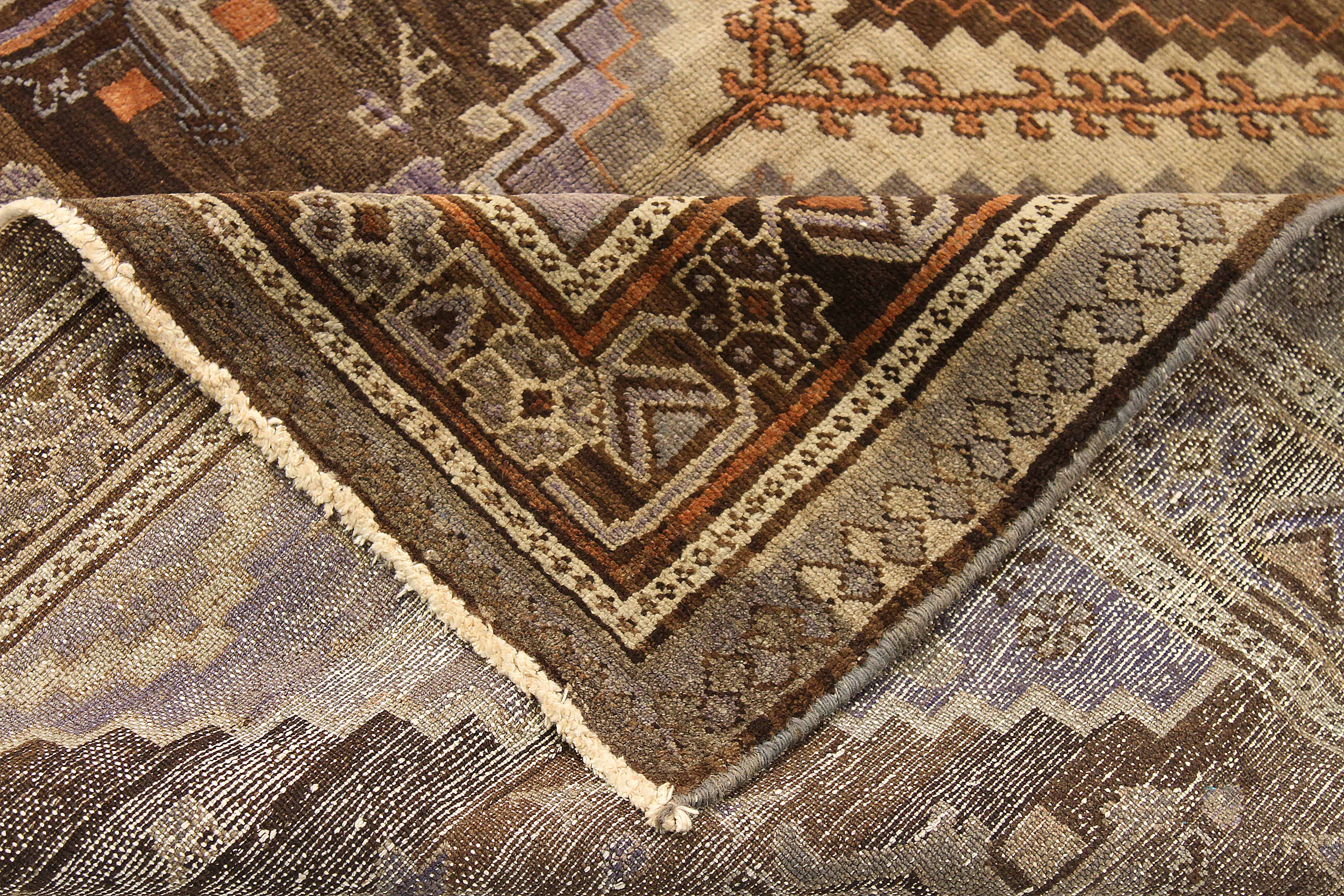 Thumbnail 2 for Antique Persian Varamin Transitional Rug 73994