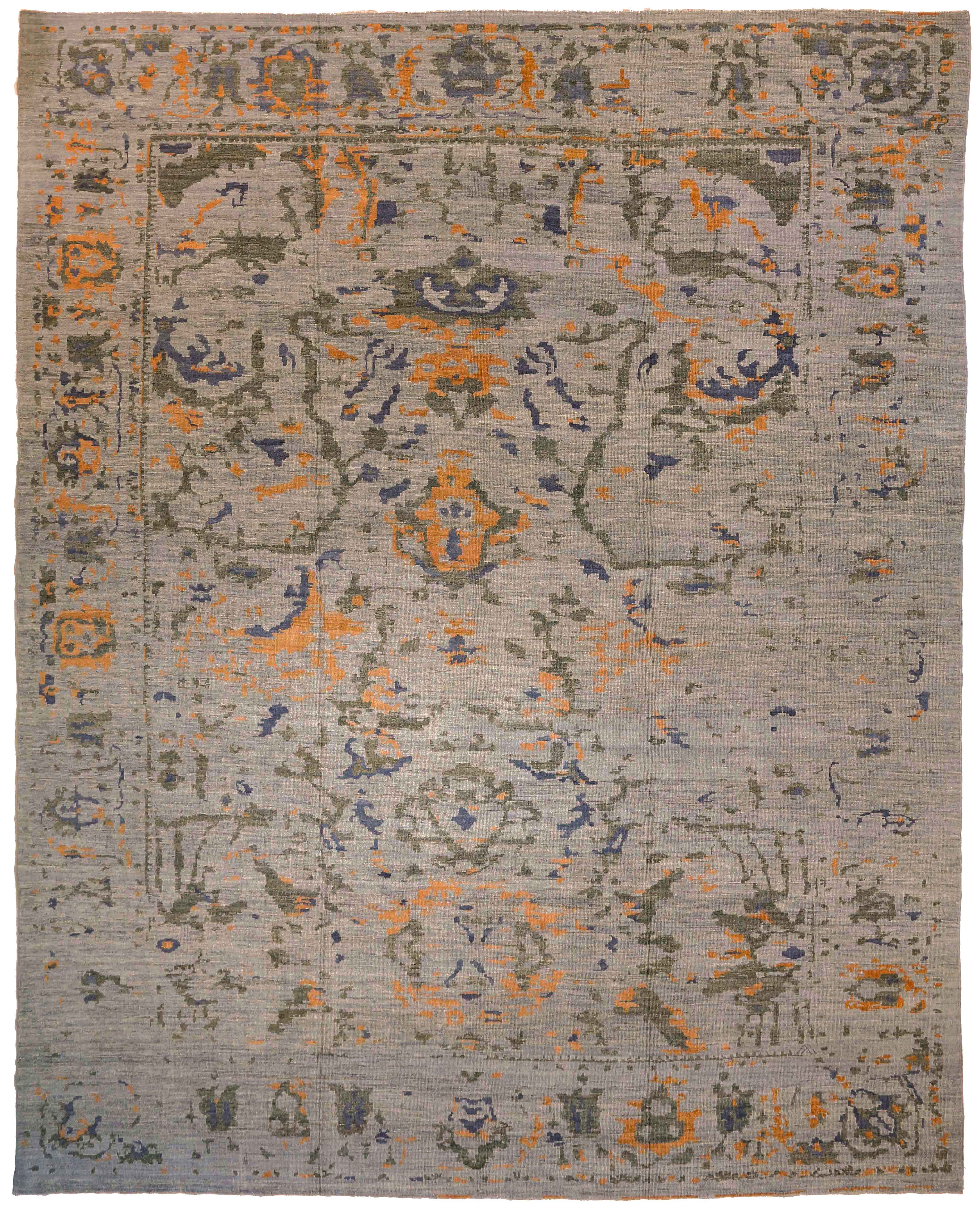 Thumbnail 8 for Persian Oushak Transitional Rug 69192