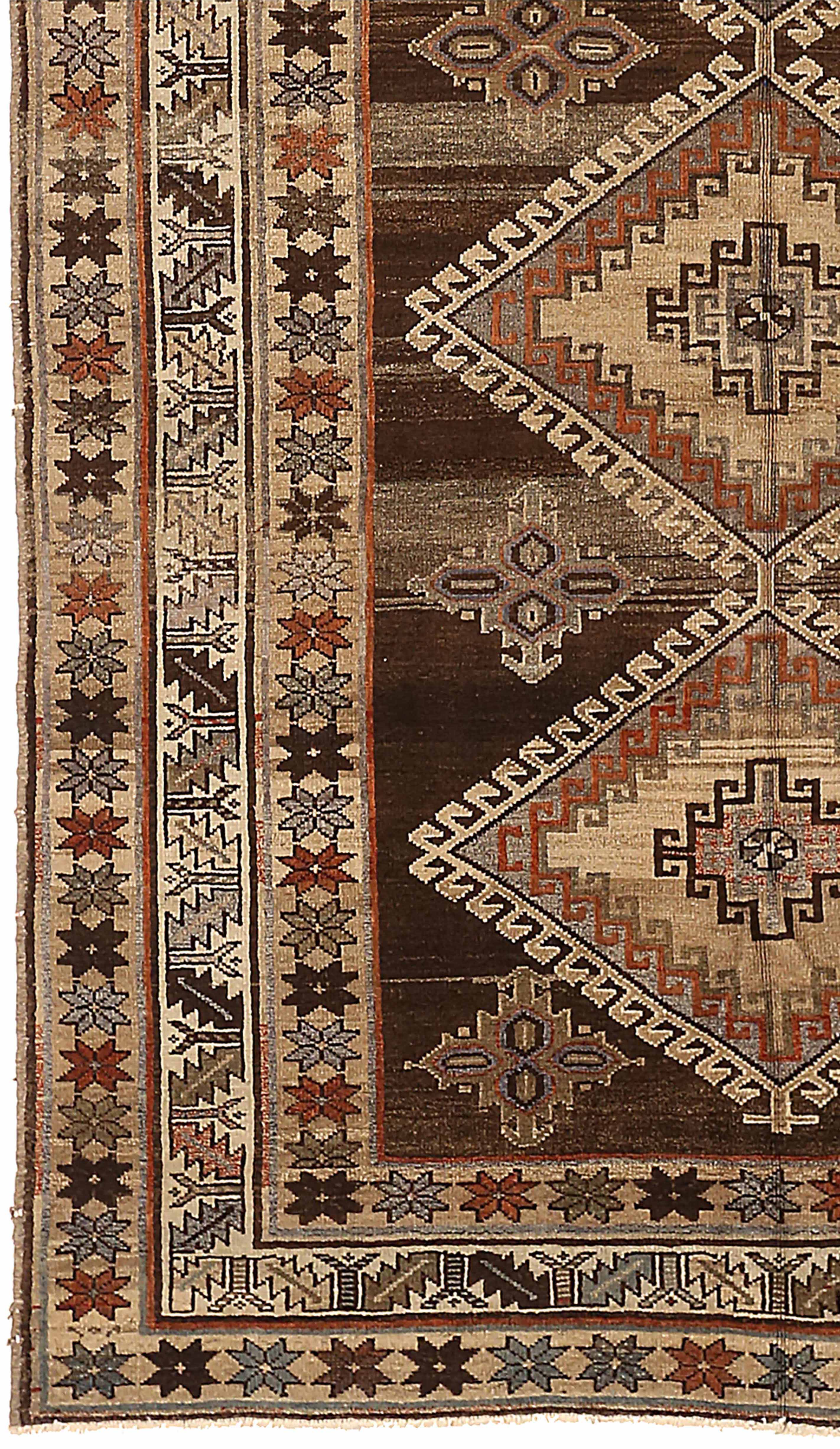 Thumbnail 3 for Antique Persian Varamin Transitional Rug 73992