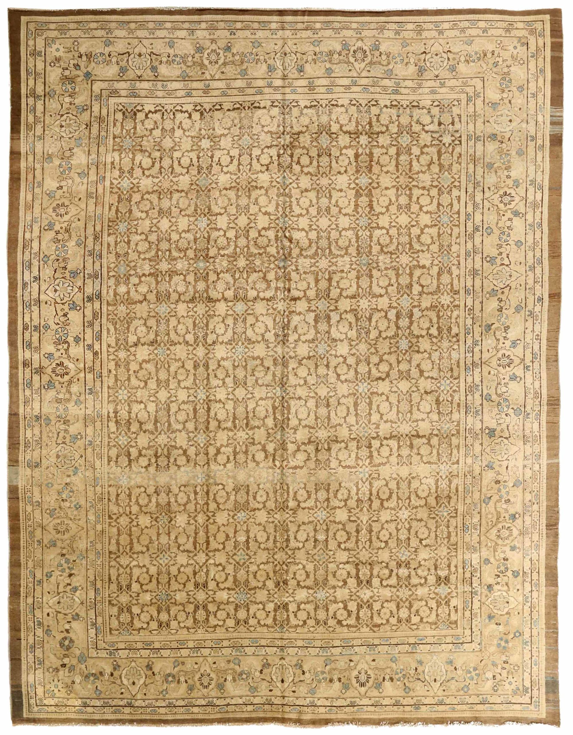 Thumbnail 6 for Antique Persian Mahal Transitional Rug 73986