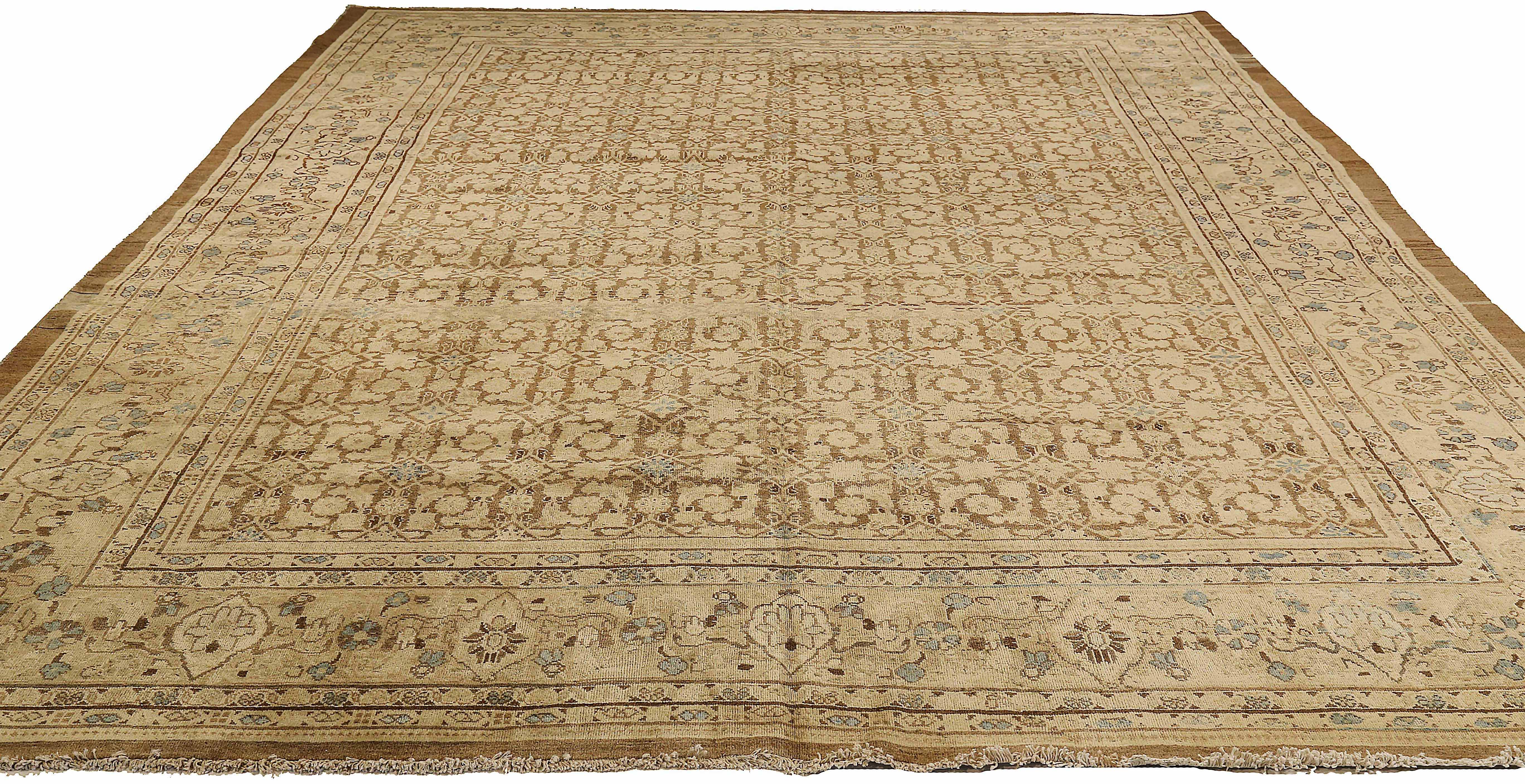 Thumbnail 2 for Antique Persian Mahal Transitional Rug 73986