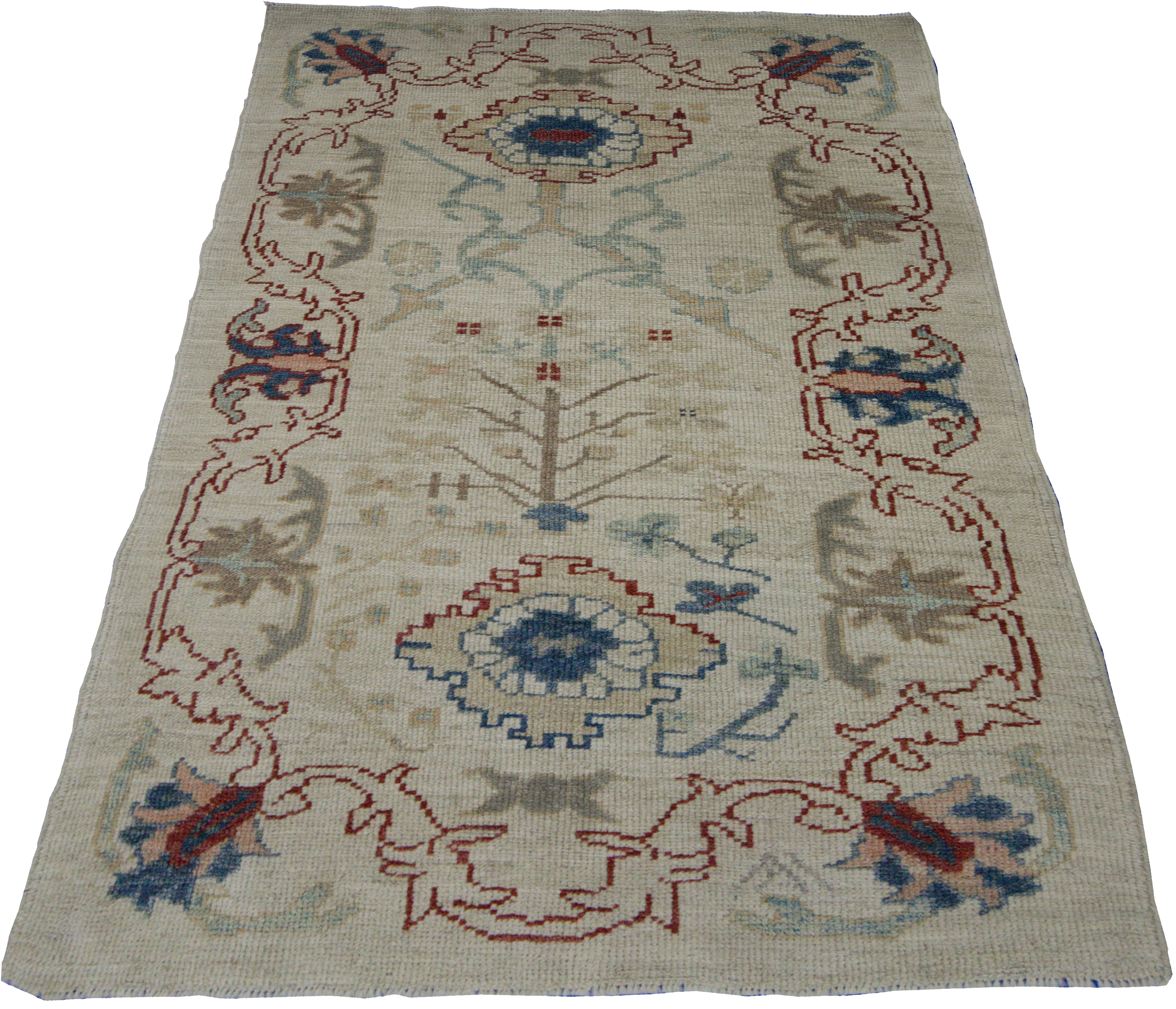 Thumbnail 2 for Turkey Oushak Tribal Rug 88359