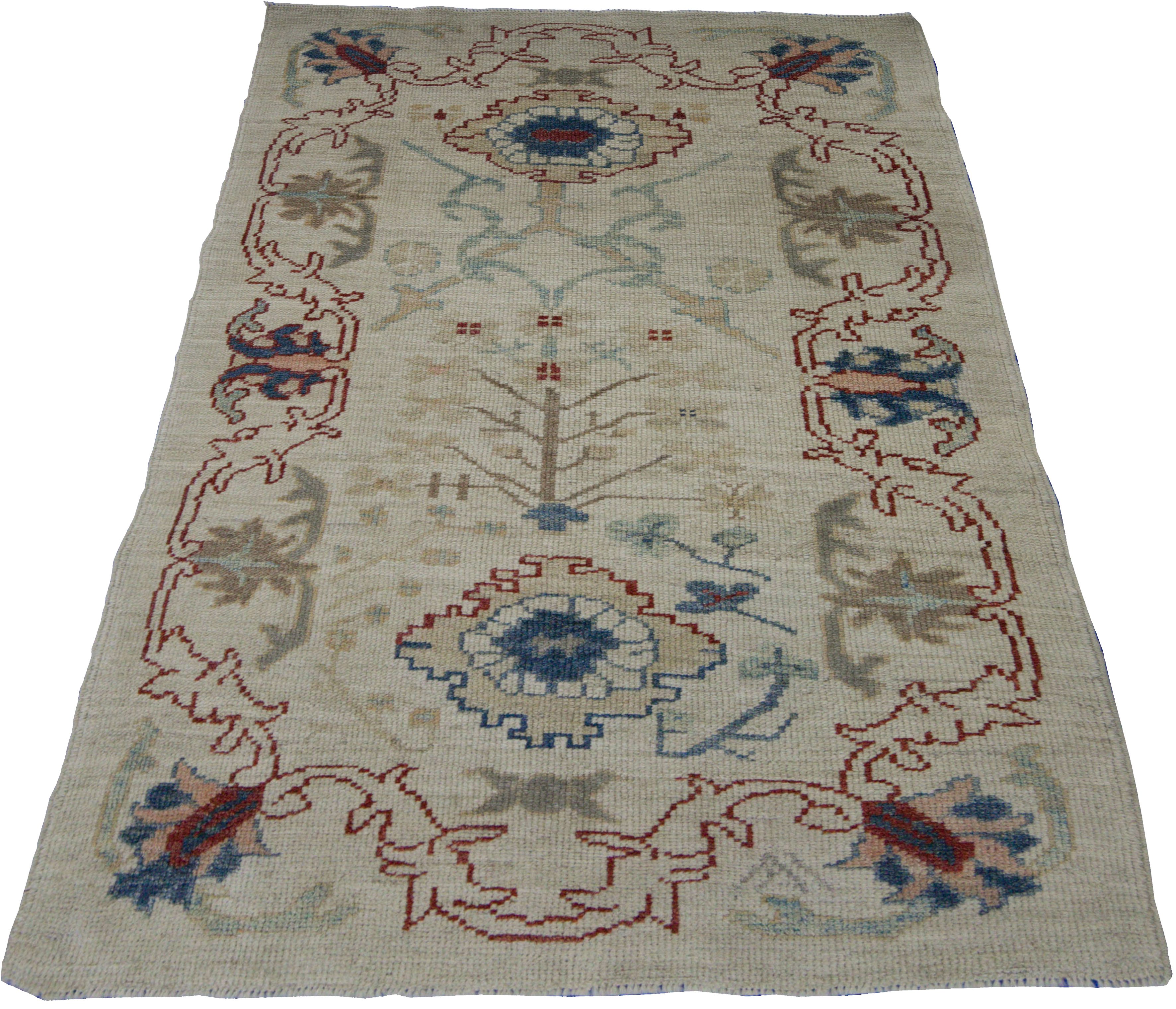 Thumbnail 8 for Turkey Oushak Tribal Rug 88359