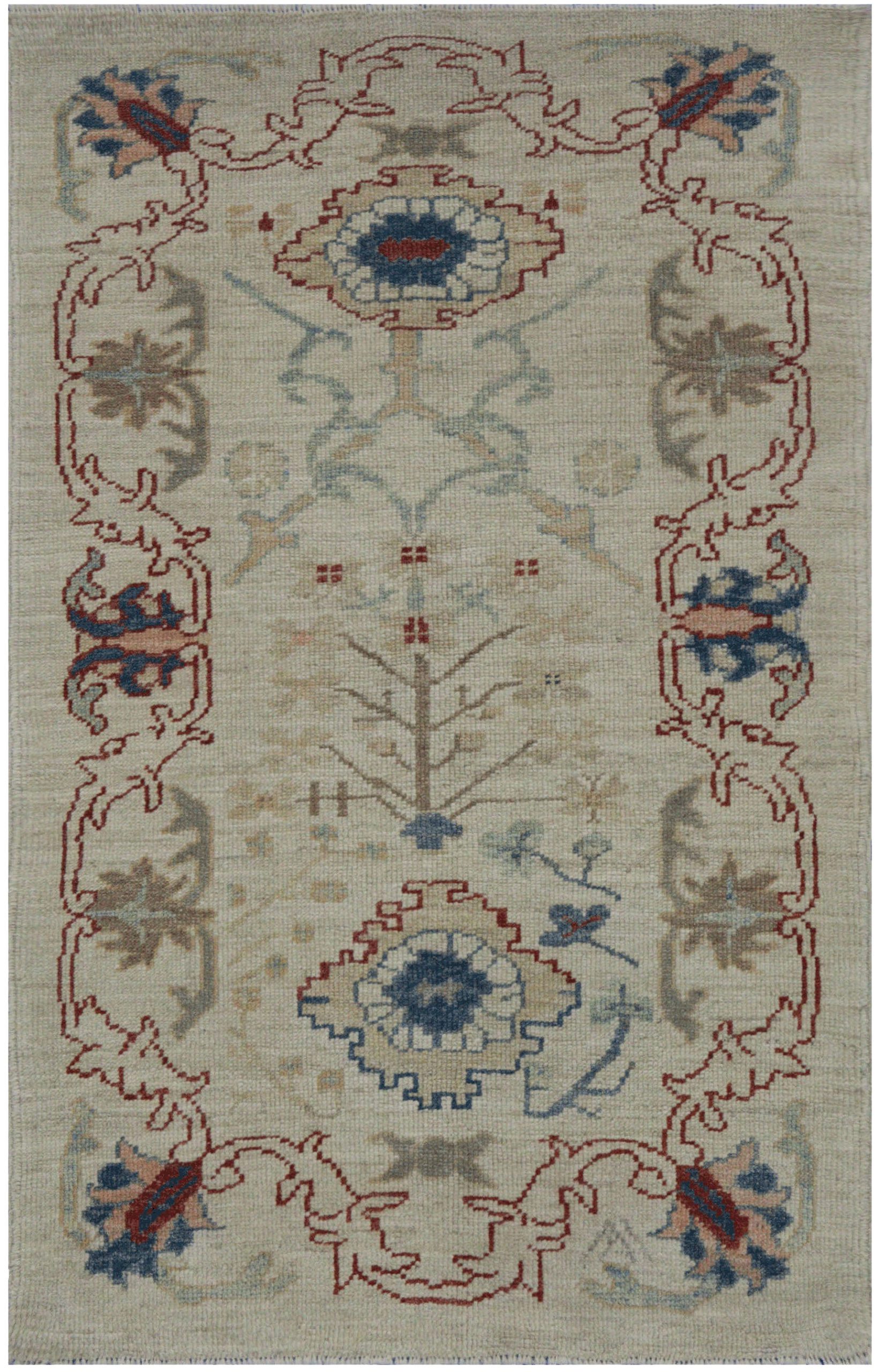 Thumbnail 15 for Turkey Oushak Tribal Rug 88359