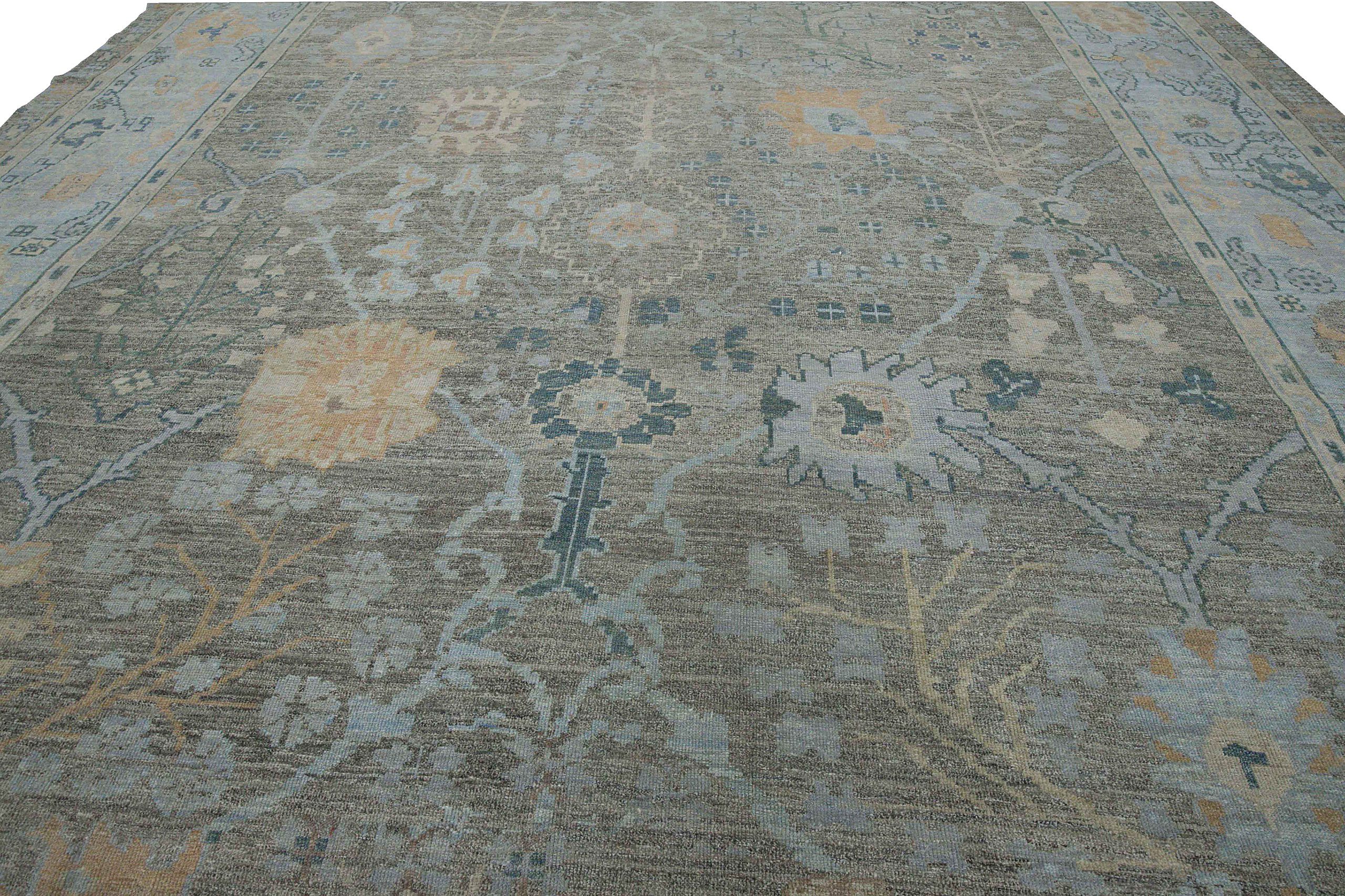 Thumbnail 7 for Turkey Oushak Tribal Rug 88380