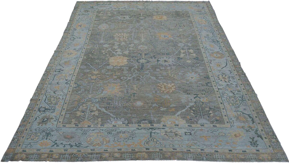 Thumbnail 15 for Turkey Oushak Tribal Rug 88380