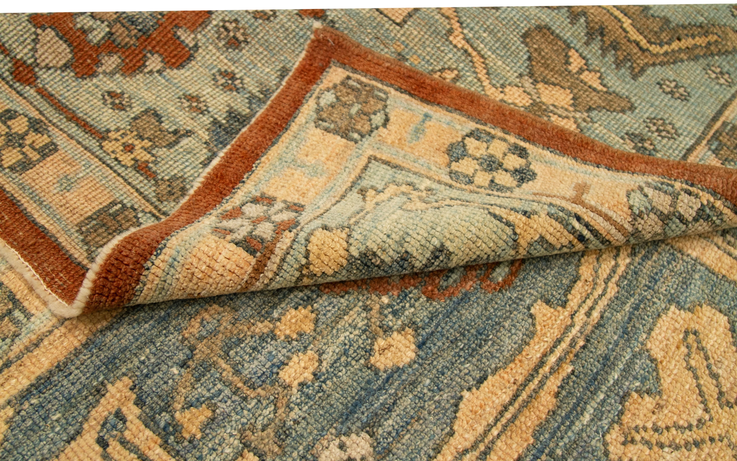 Thumbnail 2 for Antique Turkey Oushak Tribal Rug 88369