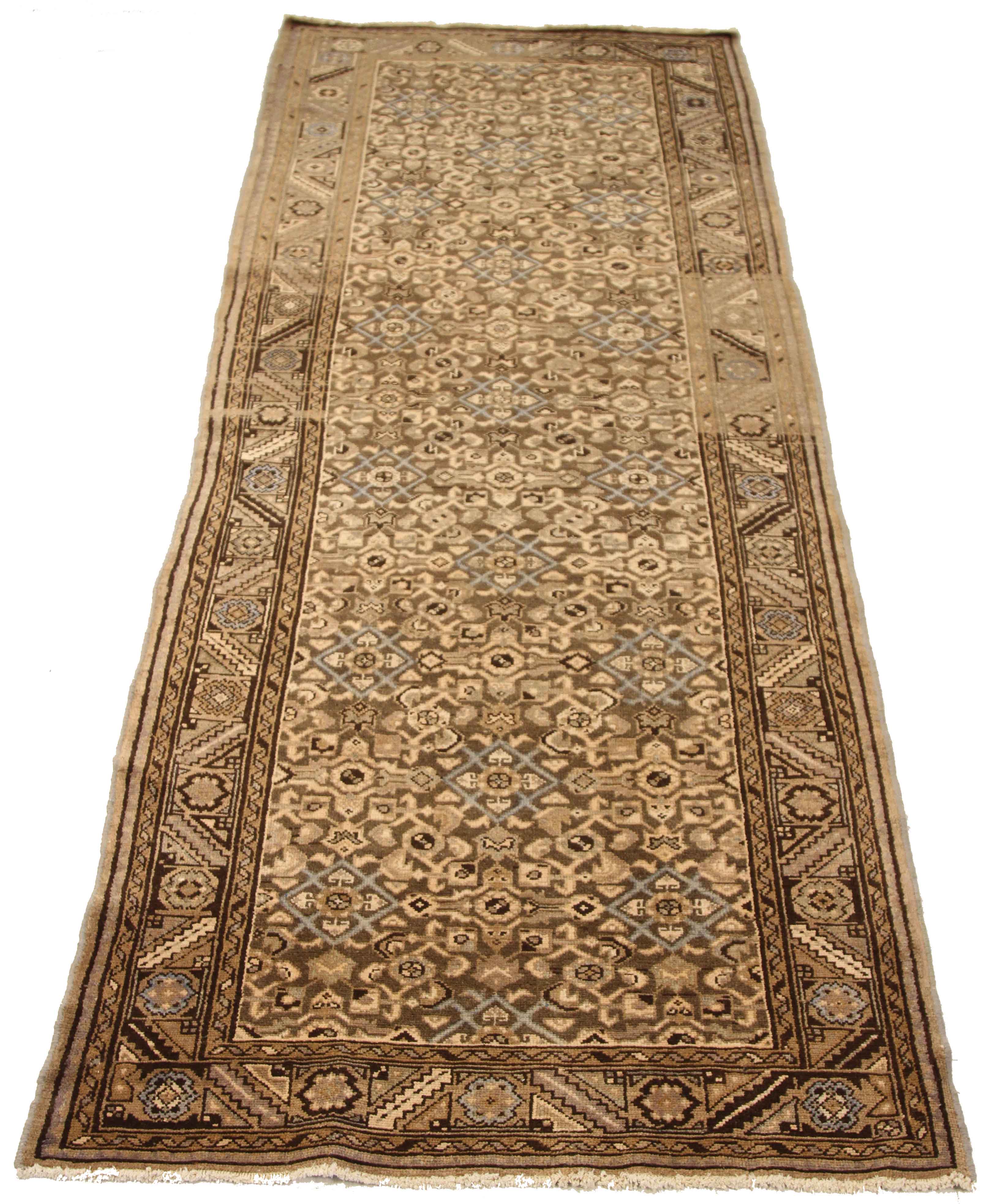 Thumbnail 8 for Antique Persian Malayer Transitional Rug 74020