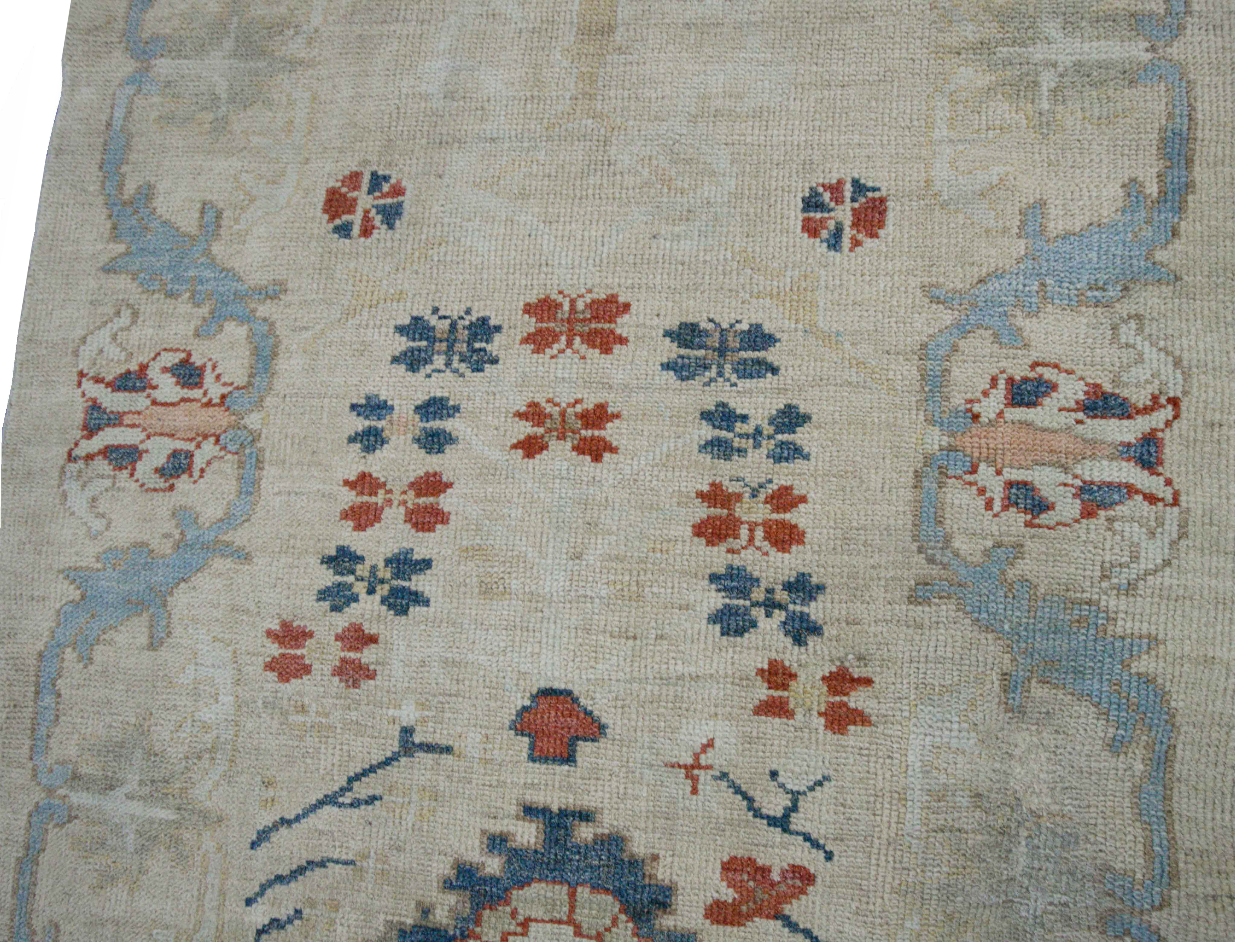 Thumbnail 5 for Turkey Oushak Tribal Rug 88360
