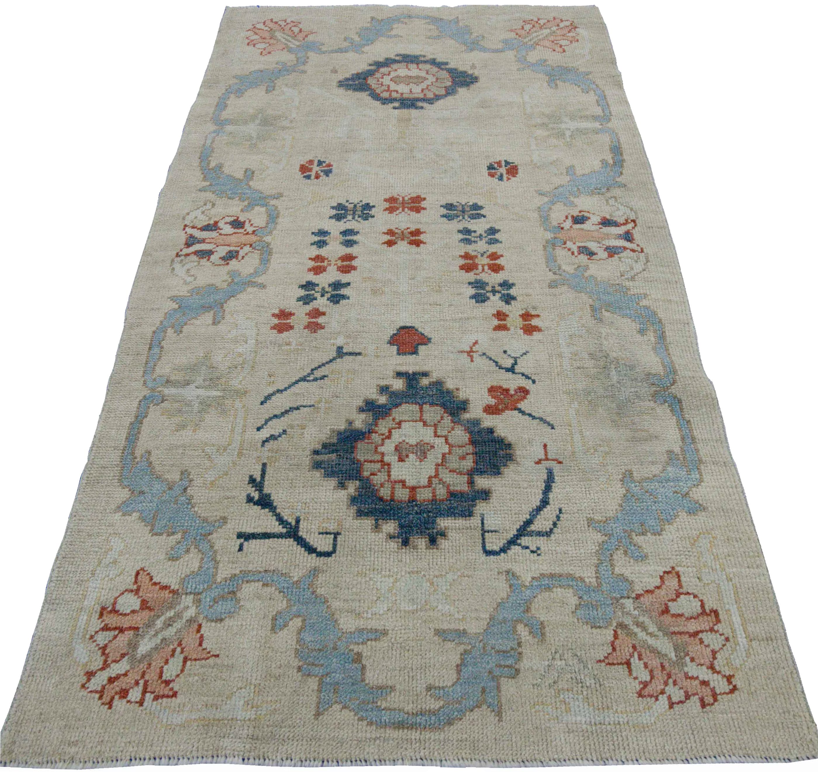 Thumbnail 11 for Turkey Oushak Tribal Rug 88360