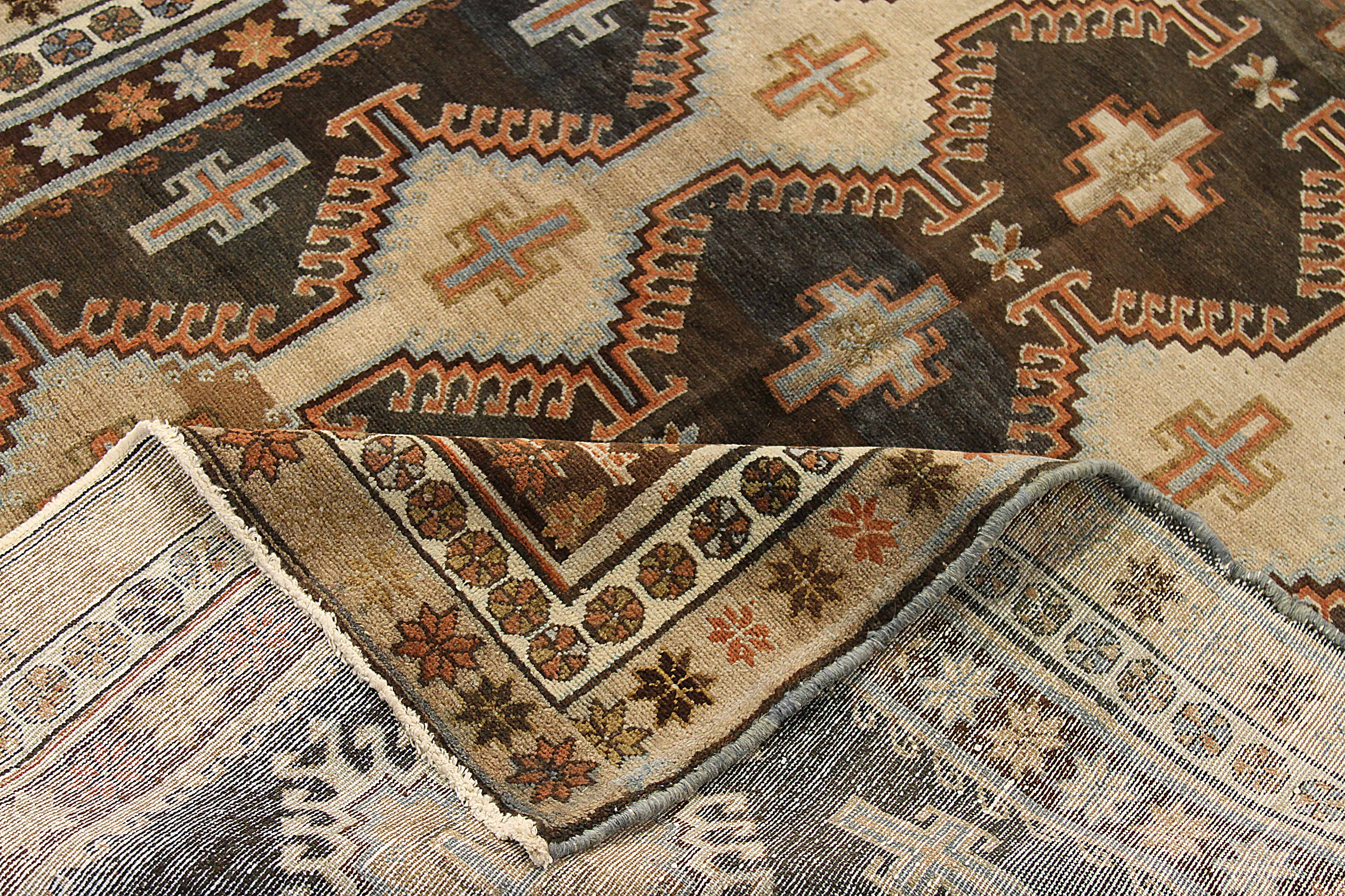 Thumbnail 2 for Antique Persian Varamin Transitional Rug 74004